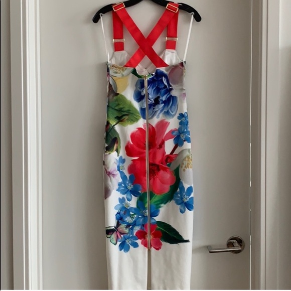 Ted Baker Dresses & Skirts - Ted Baker Forget Me Not midi floral Bodycon dress Size 2 (US 4-6)